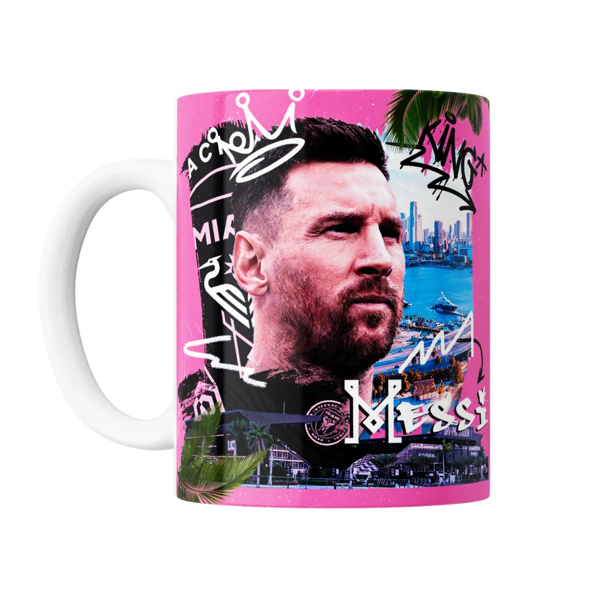Taza de Cerámica Inter Miami Messi King Miami - vista 2