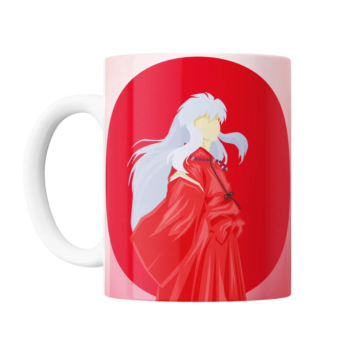 Taza de Cerámica Inuyasha Silueta Roja - vista 2