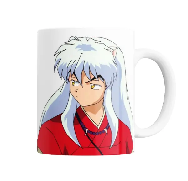 Taza de Cerámica Inuyasha Anime Personaje Retrato
