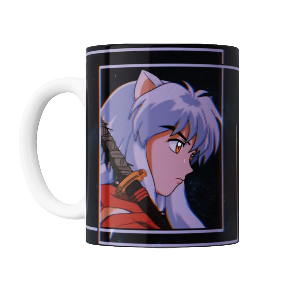 Taza de Cerámica Inuyasha Perfil con Colmillo - vista 2