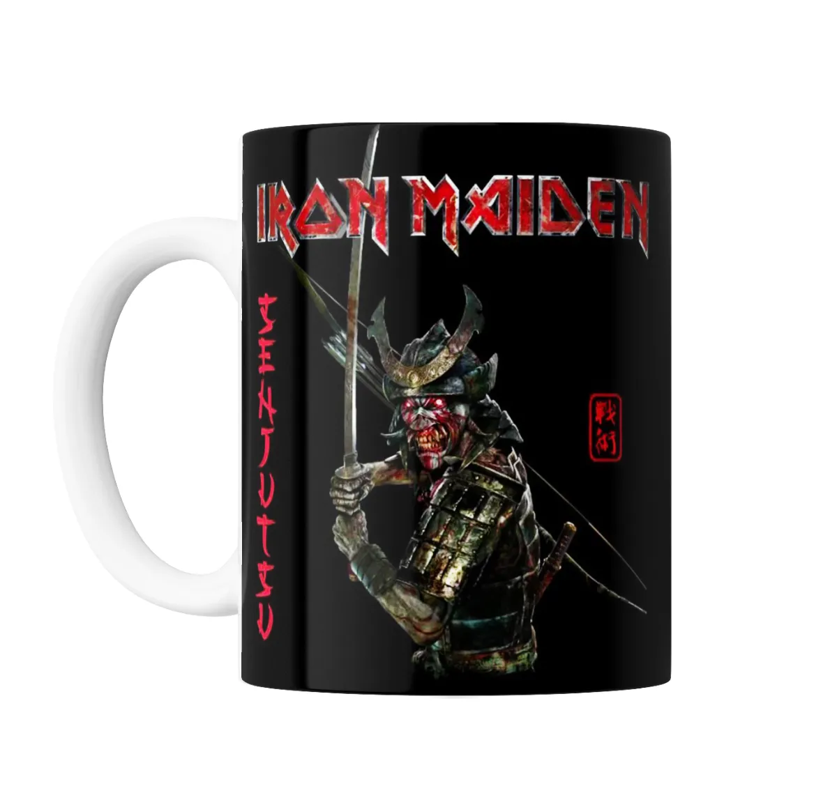 Taza de Cerámica Iron Maiden Senjutsu Samurai Eddie - vista 2