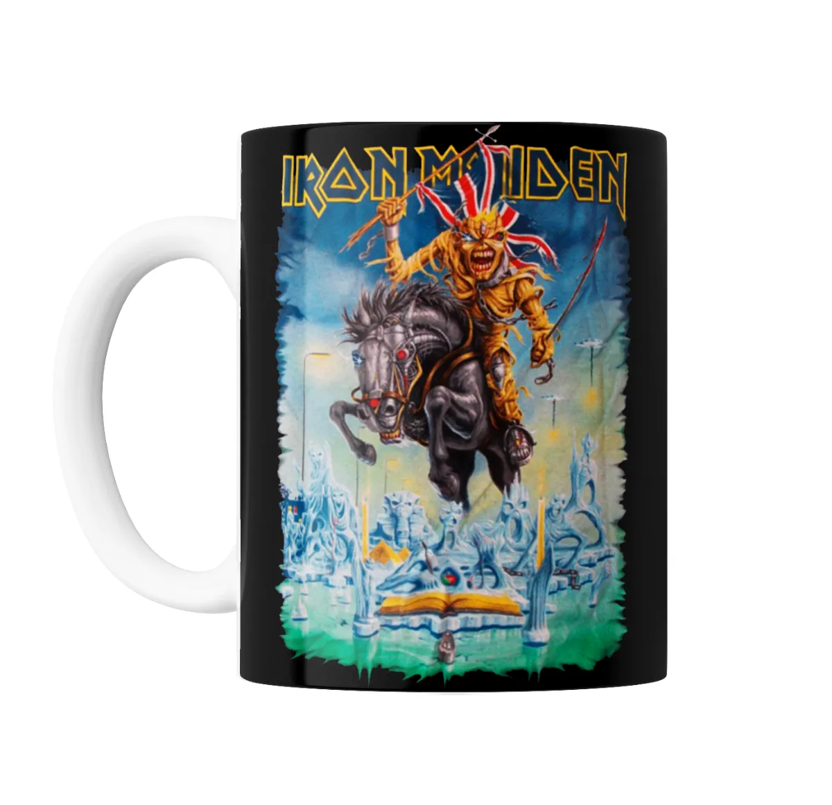Taza de Cerámica Iron Maiden Eddie Caballo Fantasma - vista 2