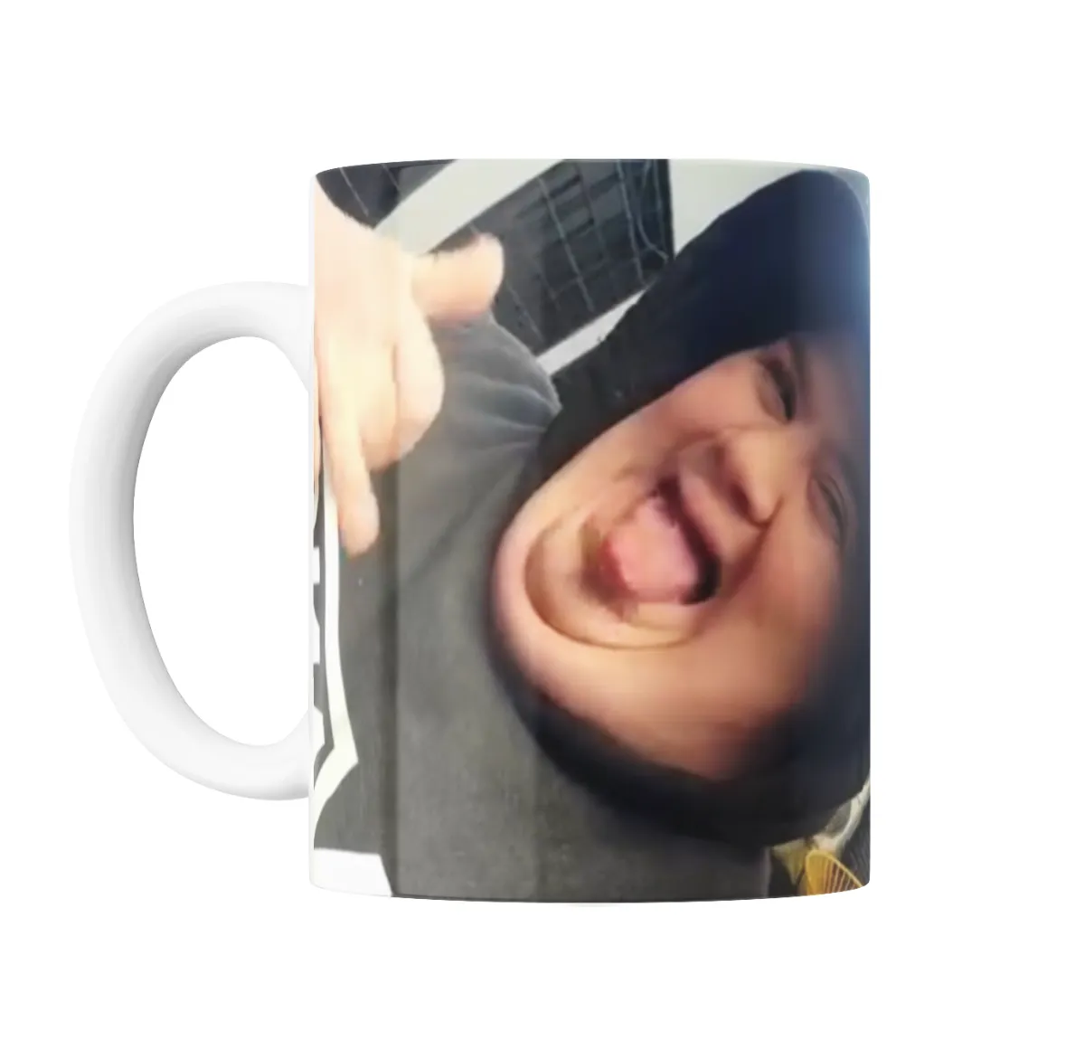 Taza de Cerámica Augusto Alonso Riendo Capucha - vista 2