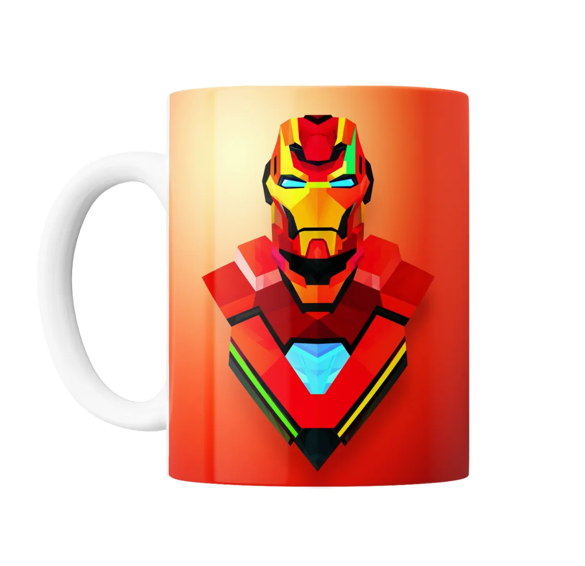 Taza de Cerámica Iron Man Armadura Poligonal - vista 2