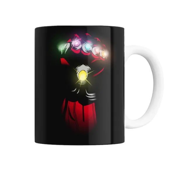 Taza de Cerámica Iron Man Guantelete del Infinito