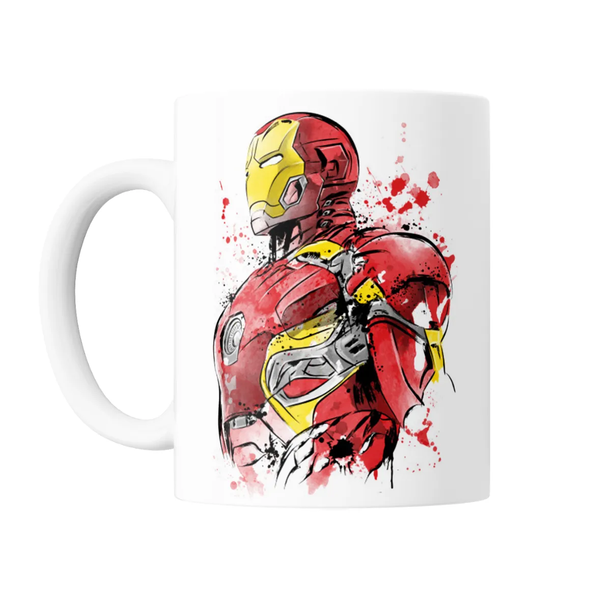 Taza de Cerámica Iron Man Acuarela - vista 2
