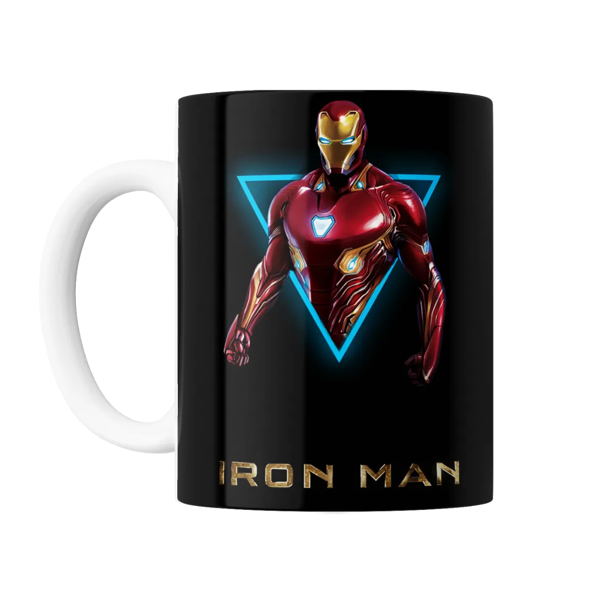 Taza de Cerámica Iron Man Armadura Mark 50 Neón - vista 2