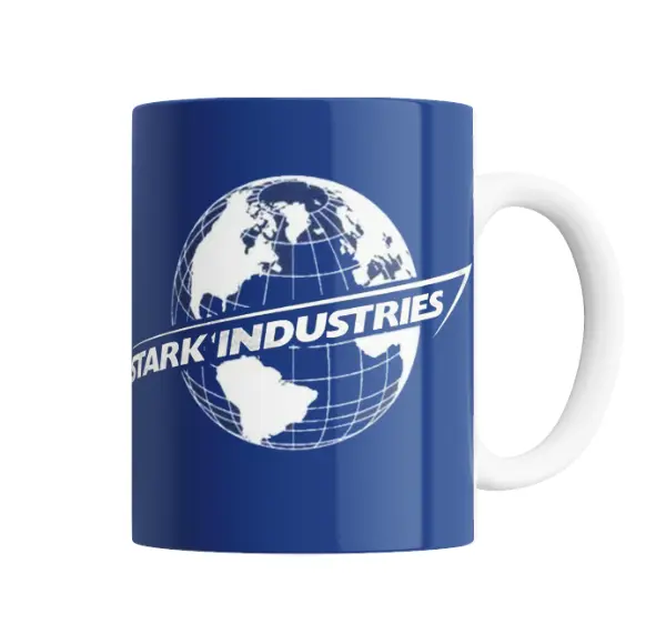 Taza de Cerámica Iron Man Stark Industries Logo