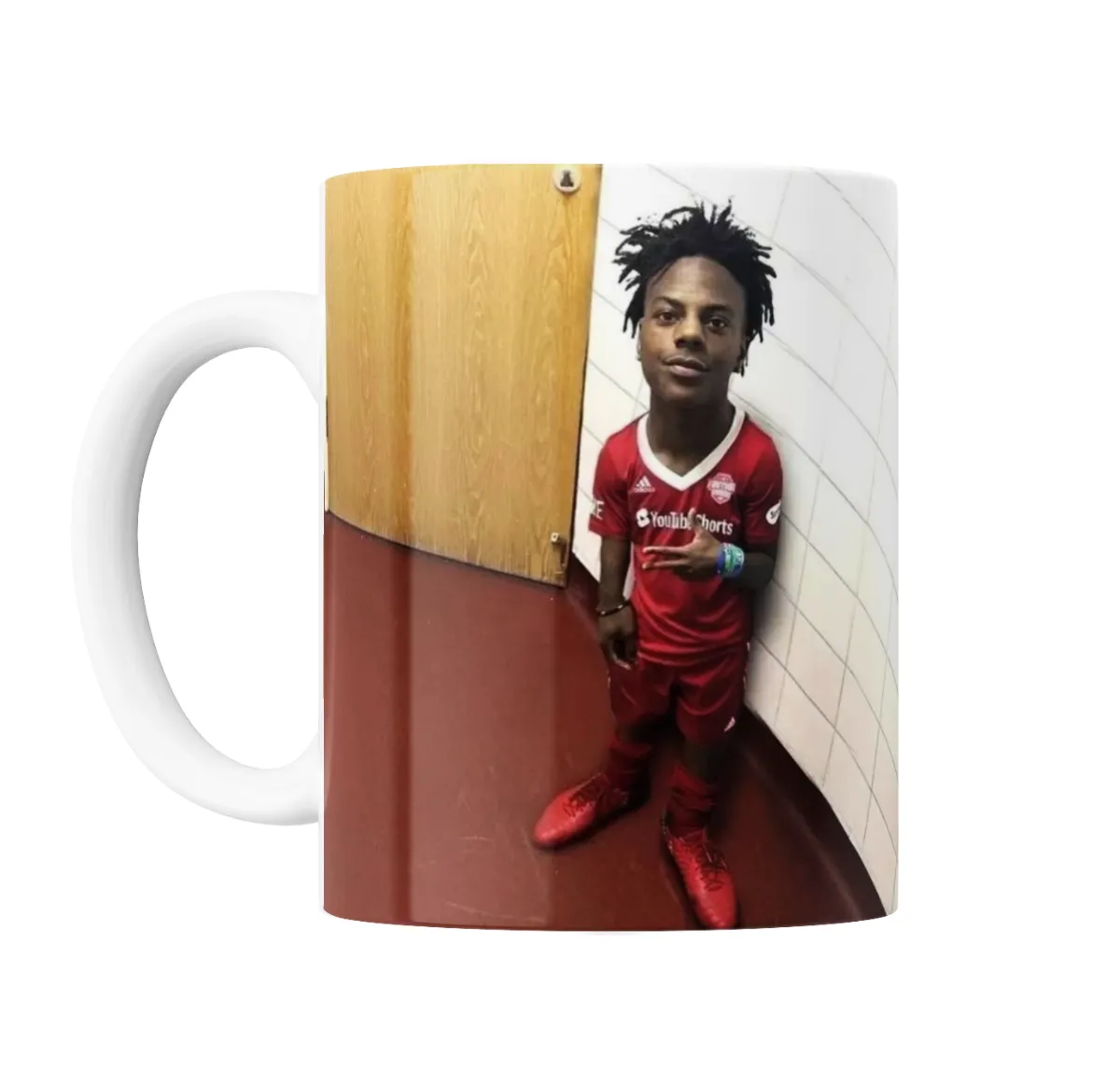 Taza de Cerámica IShowSpeed Camiseta Roja - vista 2
