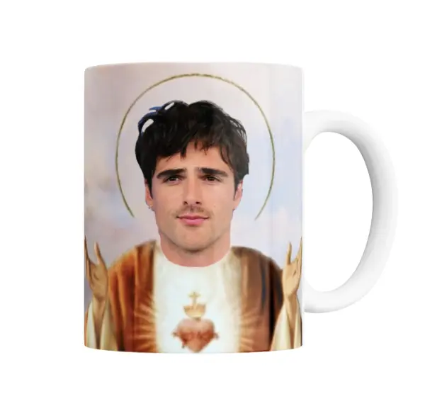 Taza de Cerámica Jacob Elordi Sagrado Corazón Santo