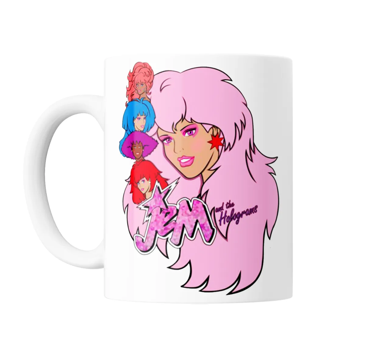 Taza de Cerámica Jem and the Holograms Jerrica y Hologramas - vista 2