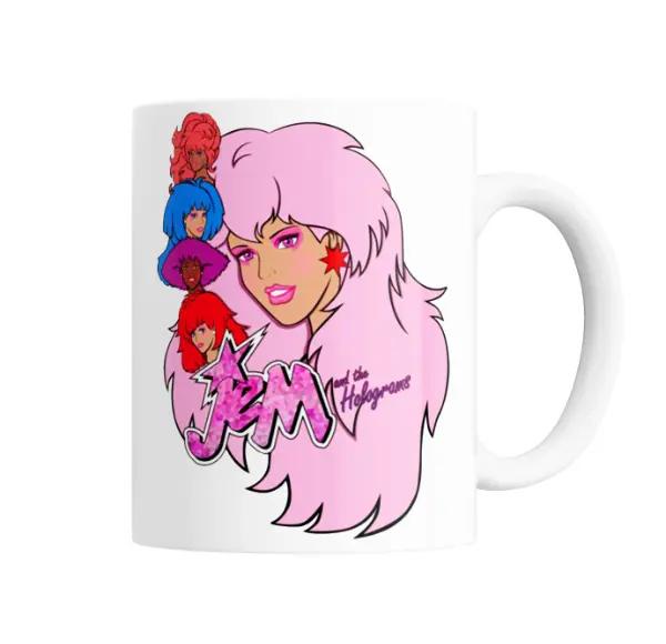 Taza de Cerámica Jem and the Holograms Jerrica y Hologramas