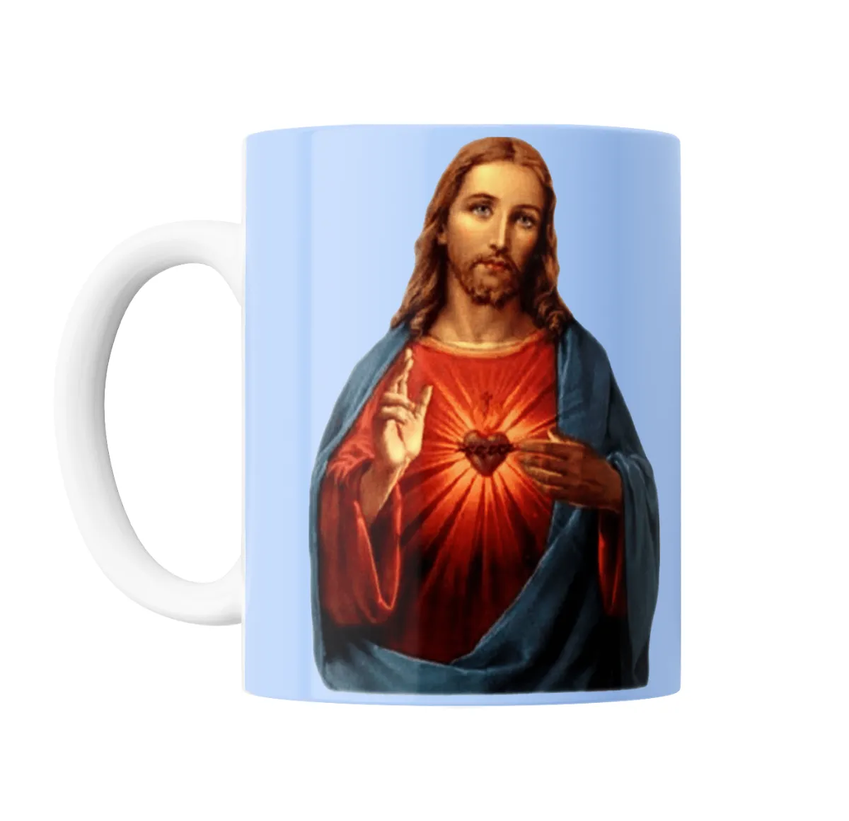 Taza de Cerámica Jesus Sagrado Corazón - vista 2