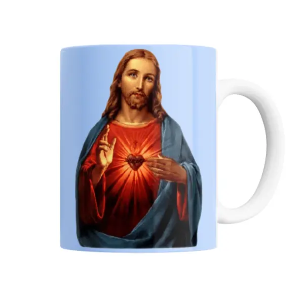 Taza de Cerámica Jesus Sagrado Corazón