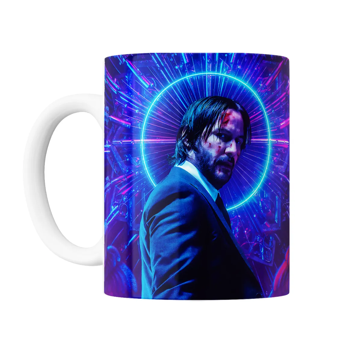 Taza de Cerámica John Wick Neon Halo - vista 2