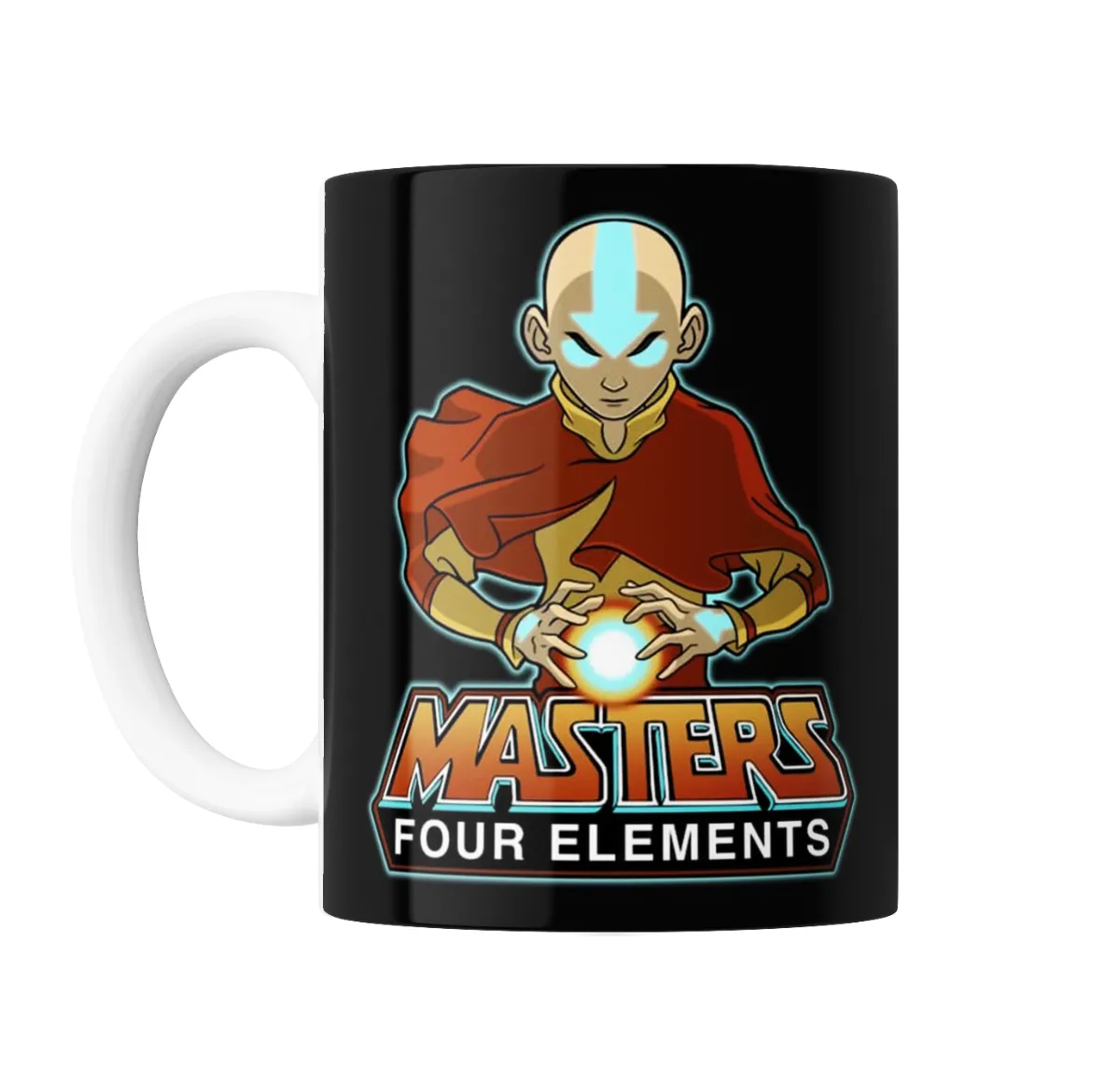 Taza de Cerámica Avatar Aang Masters of the Four Elements - vista 2