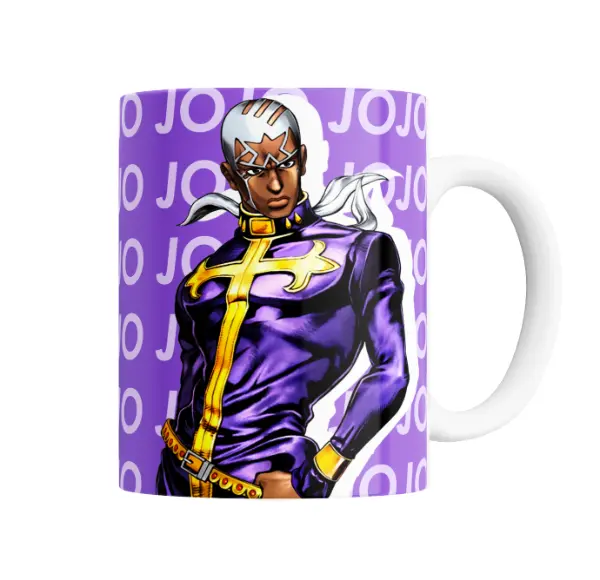 Taza de Cerámica JoJo Bizarre Adventure Enrico Pucci