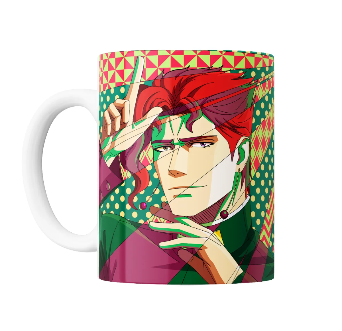 Taza de Cerámica JoJo Bizarre Kakyoin Pose Pop Art - vista 2