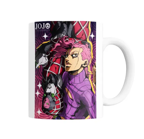 Taza de Cerámica JoJo Bizarre Adventure Diavolo y King Crimson