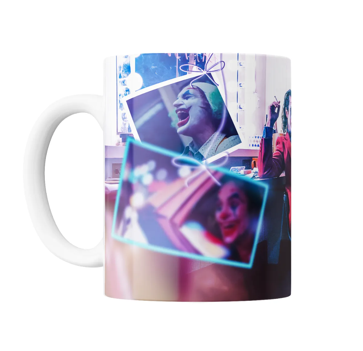 Taza de Cerámica Joker Fumando en Sillón Rojo - vista 2
