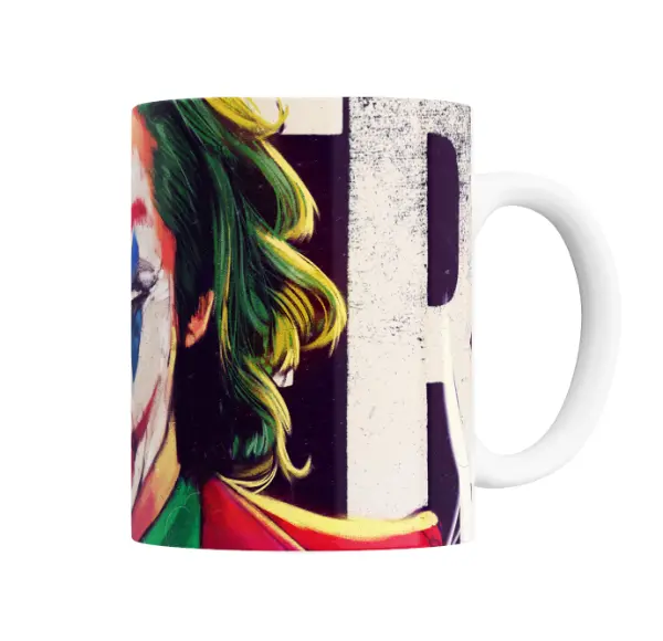 Taza de Cerámica Joker Arte Pop Colores
