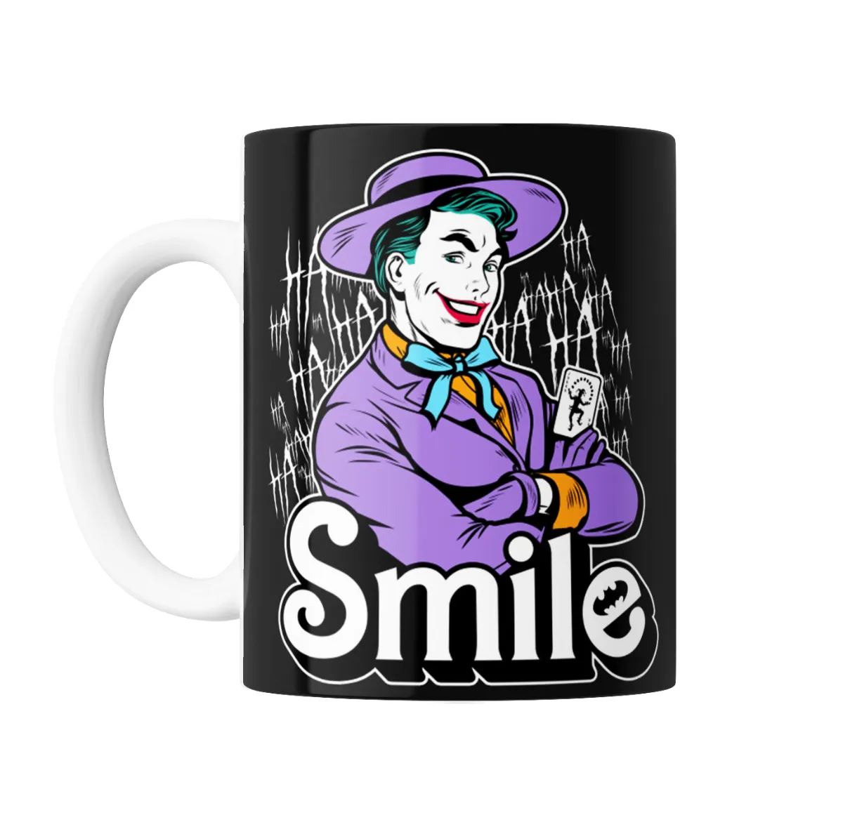 Taza de Cerámica Joker Smile Carta y Risa - vista 2