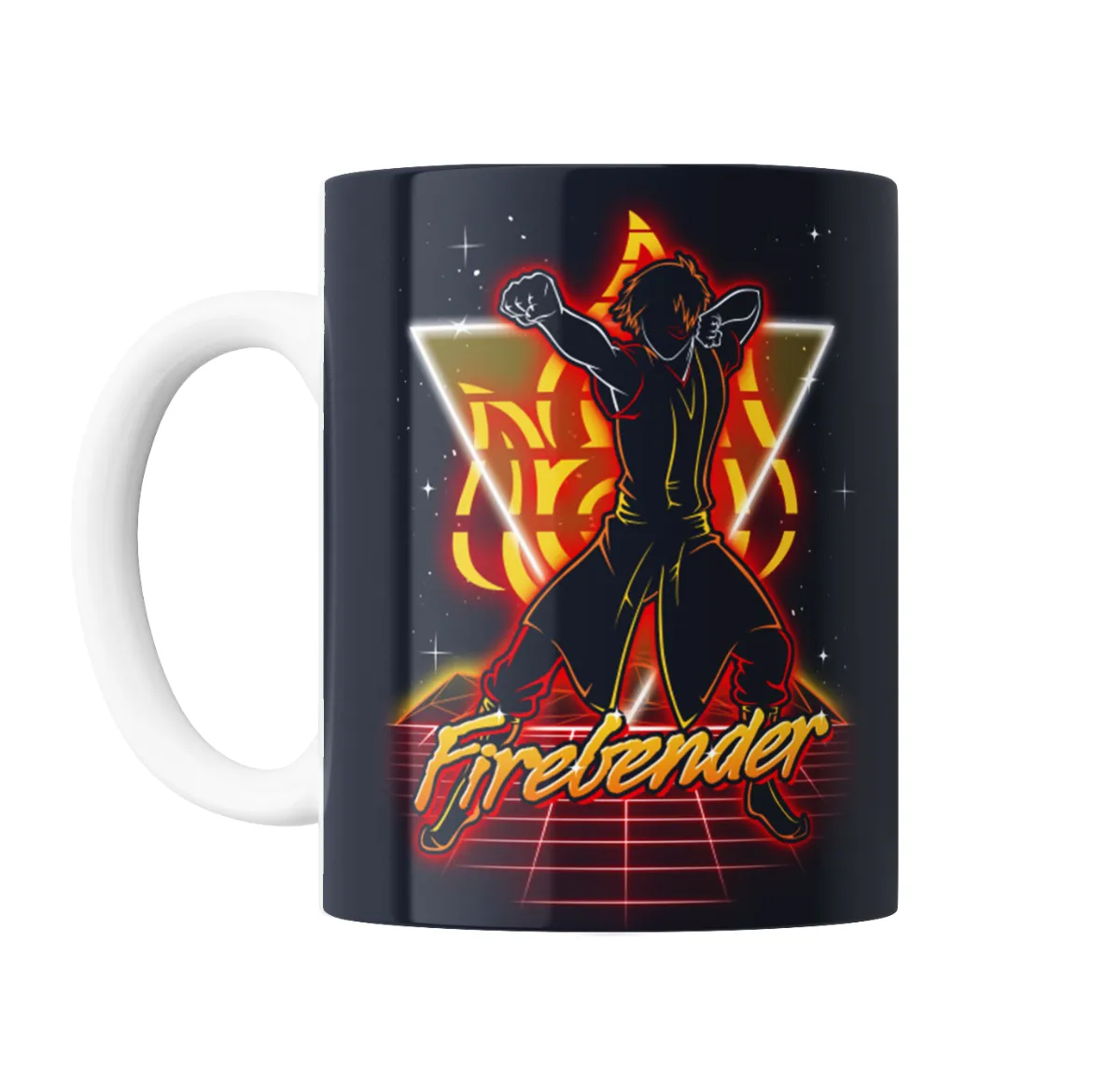 Taza de Cerámica Avatar Firebender Retro - vista 2