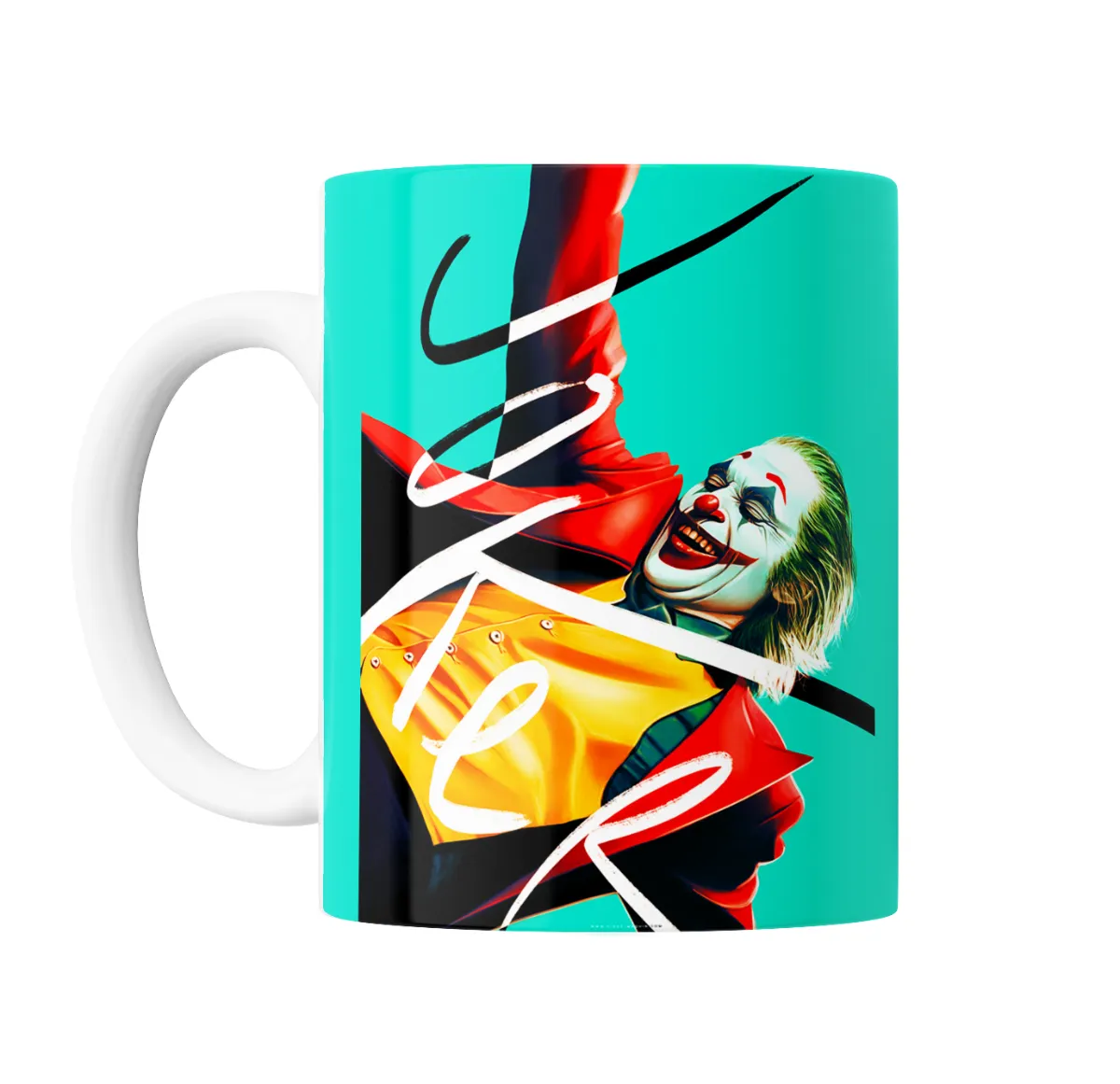 Taza de Cerámica Joker Payaso Sonriente Verde - vista 2