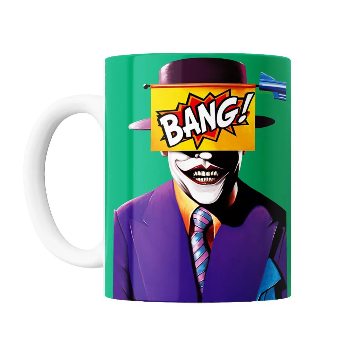 Taza de Cerámica Joker Bang Pop Art - vista 2