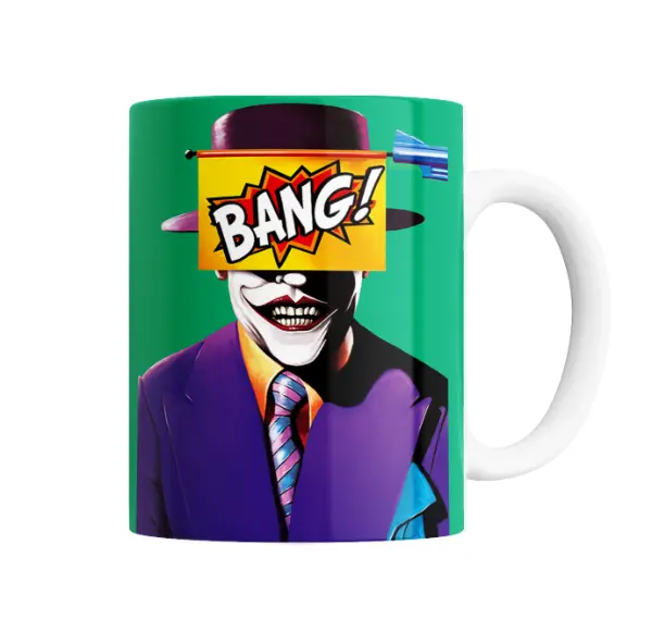 Taza de Cerámica Joker Bang Pop Art