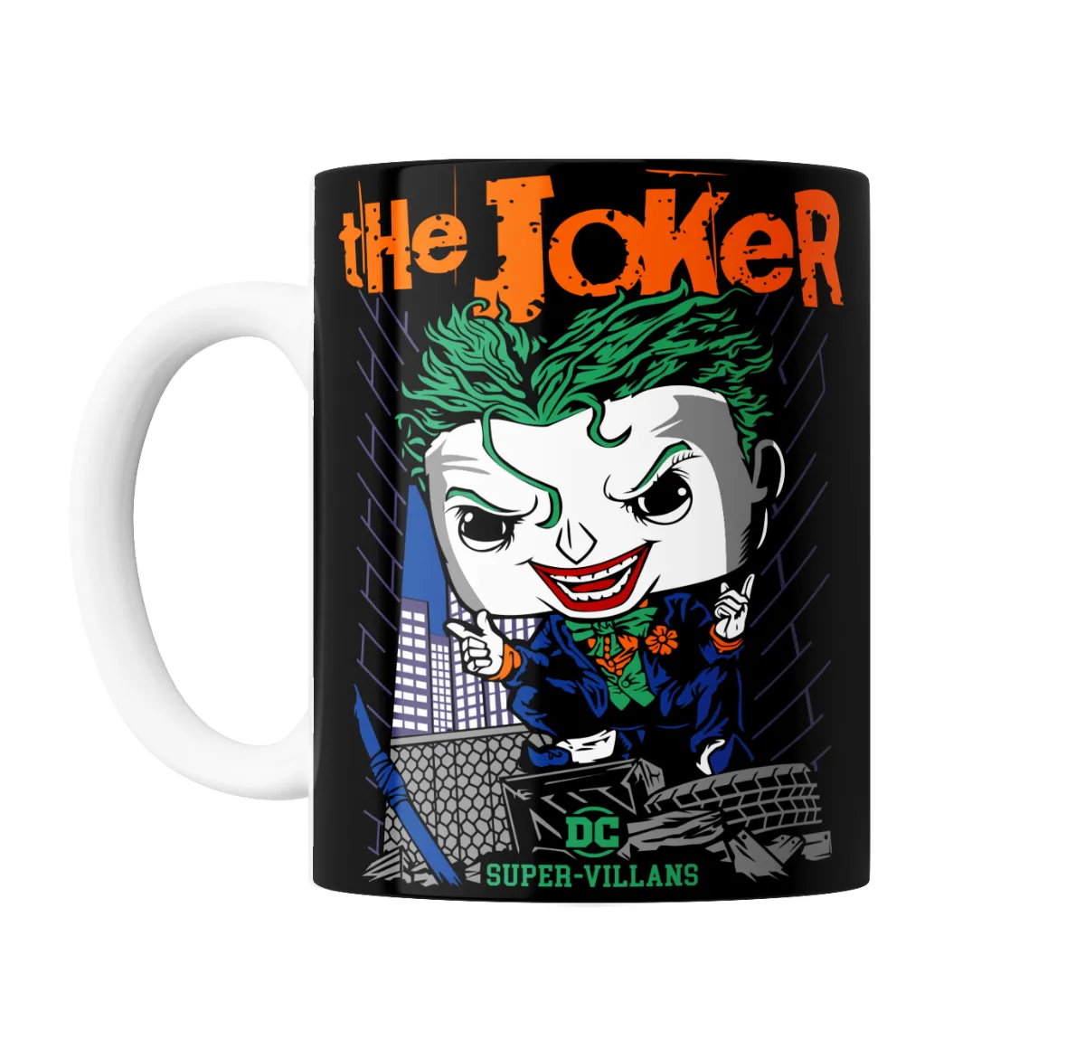 Taza de Cerámica Joker Super-Villanos DC Estilo Funko - vista 2