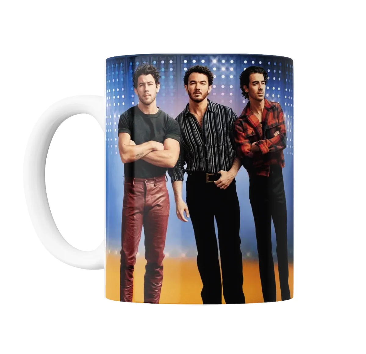 Taza de Cerámica Jonas Brothers Tres Integrantes Escenario - vista 2
