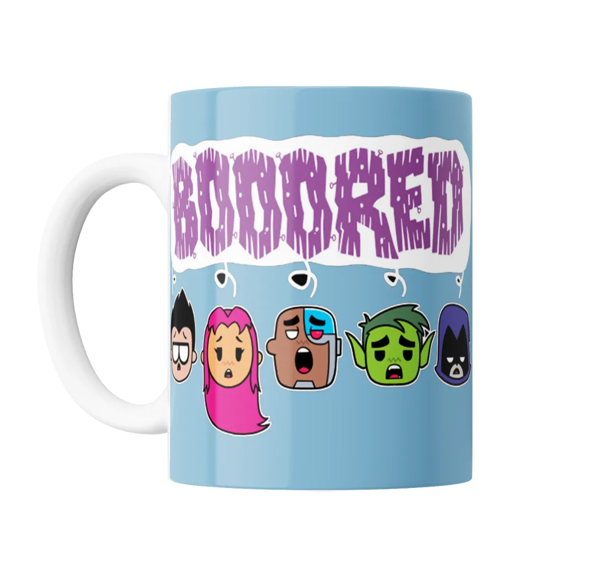 Taza de Cerámica Jovenes Titanes Bored - vista 2