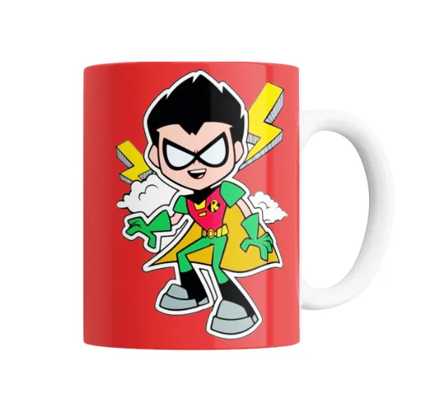 Taza de Cerámica Jovenes Titanes Robin