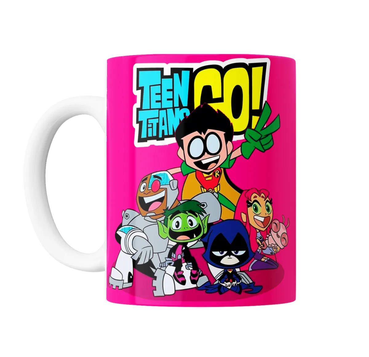 Taza de Cerámica Jovenes Titanes Go Equipo Completo - vista 2