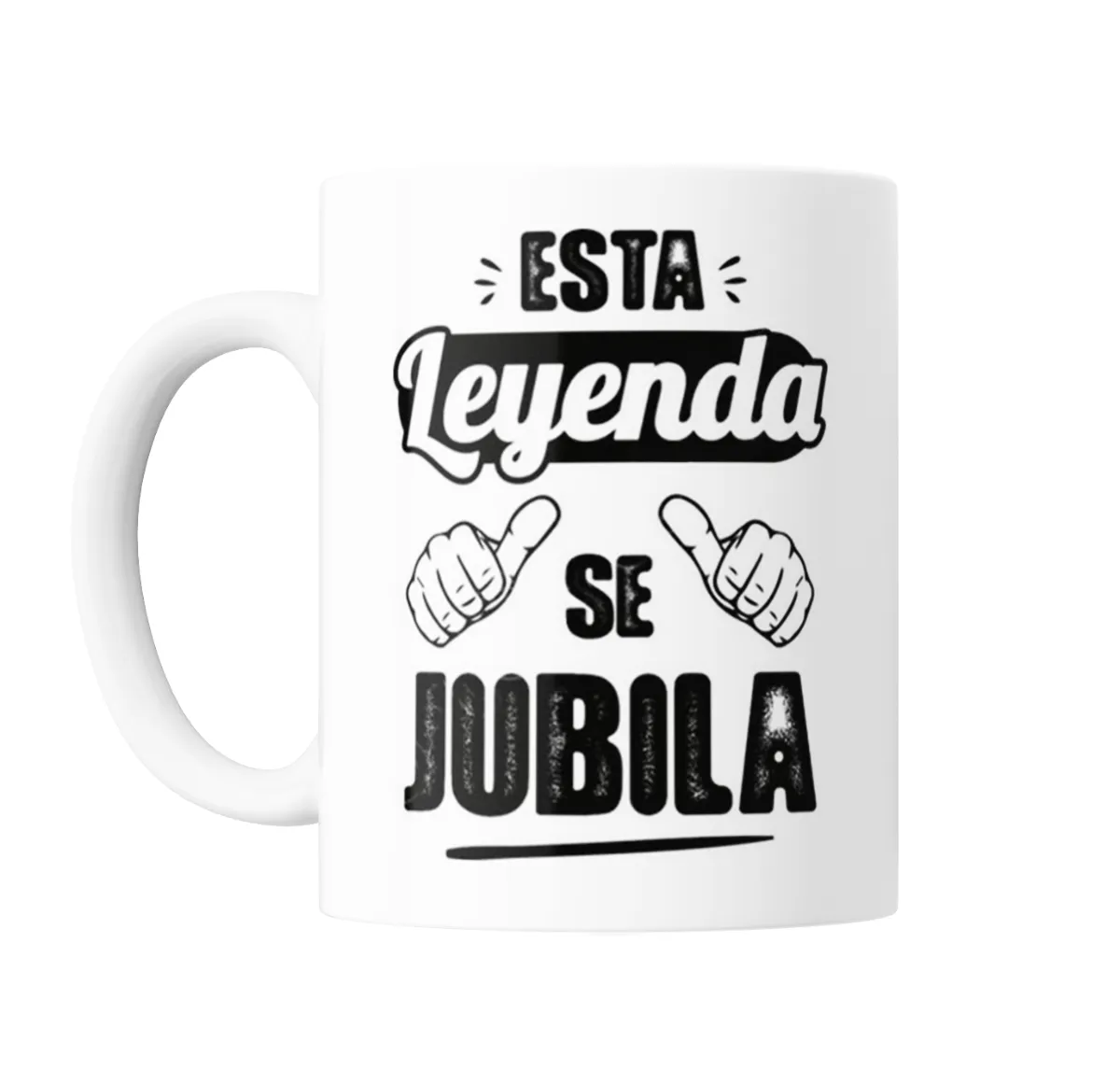 Taza de Cerámica Esta Leyenda Se Jubila - vista 2