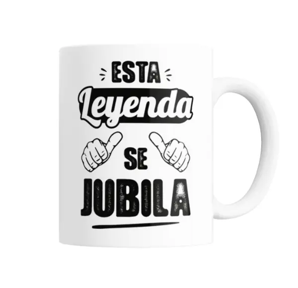 Taza de Cerámica Esta Leyenda Se Jubila