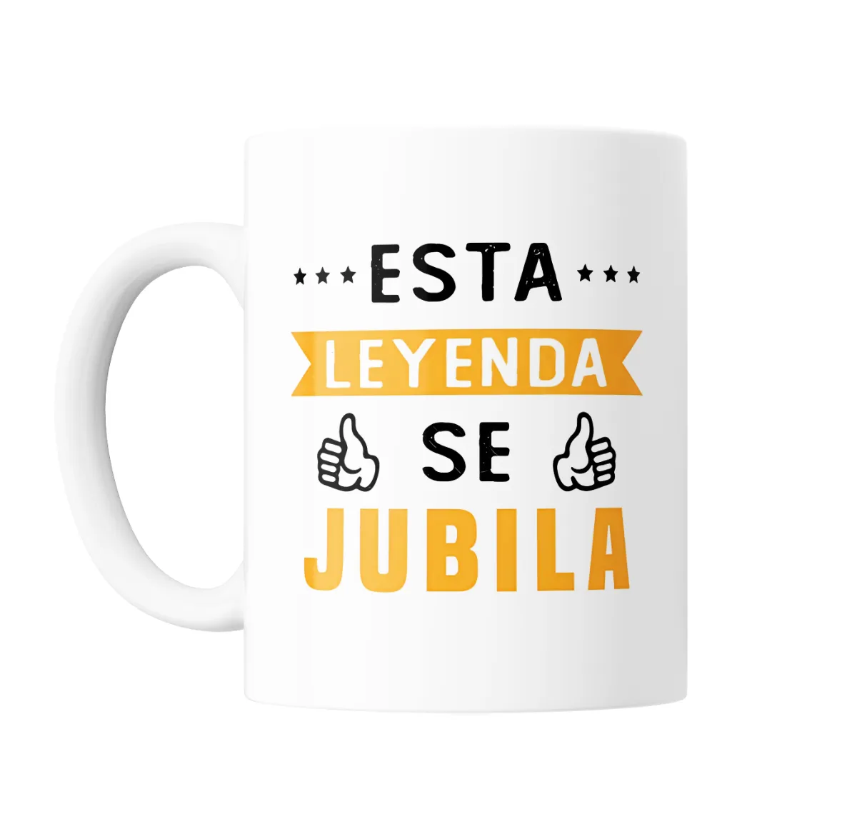 Taza de Cerámica Esta Leyenda Se Jubila - vista 2