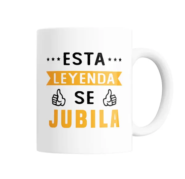 Taza de Cerámica Esta Leyenda Se Jubila