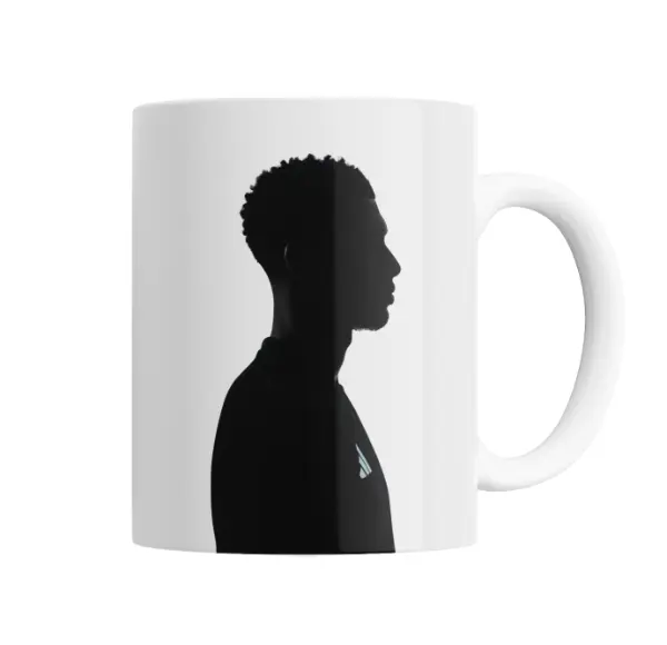 Taza de Cerámica Jude Bellingham Silueta de Perfil