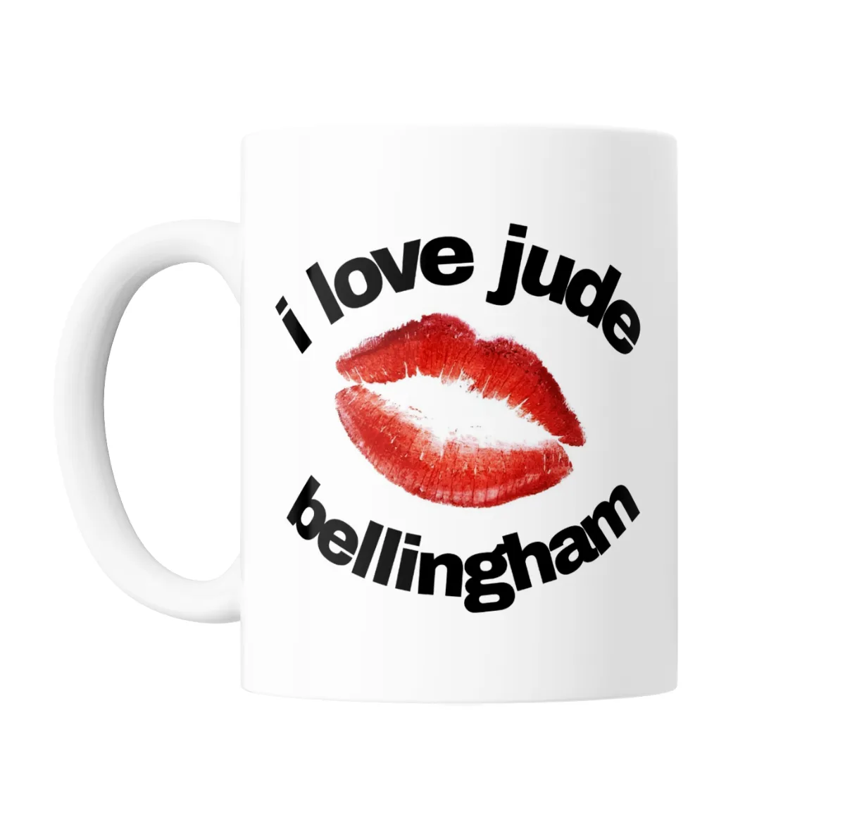 Taza de Cerámica Jude Bellingham I Love Jude Bellingham Beso - vista 2