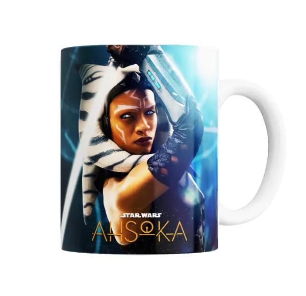 Taza de Cerámica Star Wars Ahsoka Tano Sable de Luz