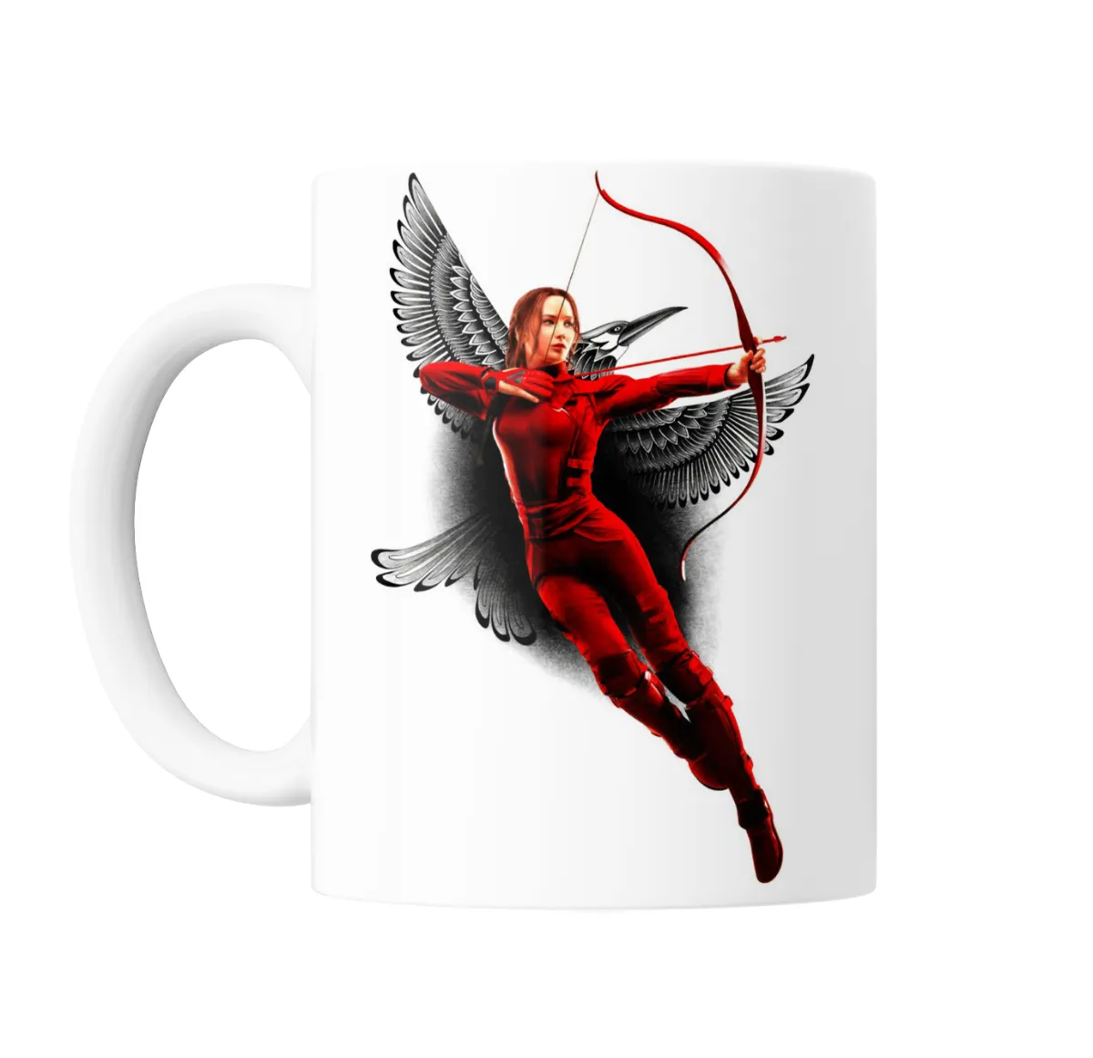 Taza de Cerámica Juegos del Hambre Katniss Everdeen Sinsajo - vista 2
