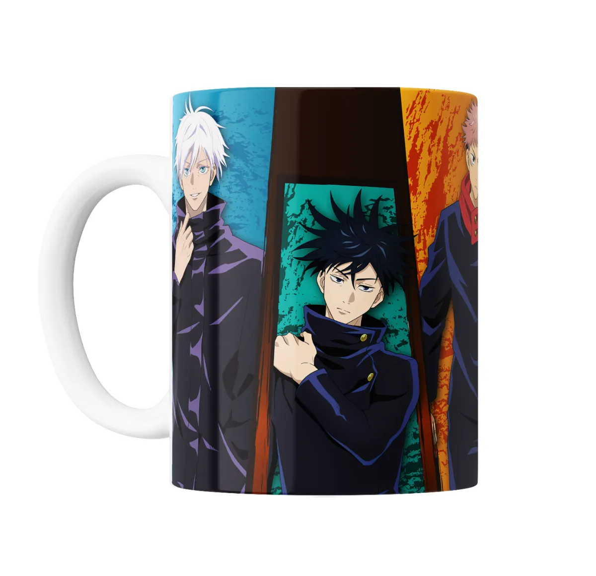 Taza de Cerámica Jujutsu Kaisen Yuji Itadori y Personajes - vista 2