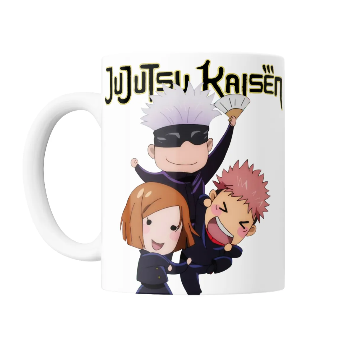 Taza de Cerámica Jujutsu Kaisen Gojo Itadori Nobara Chibi - vista 2