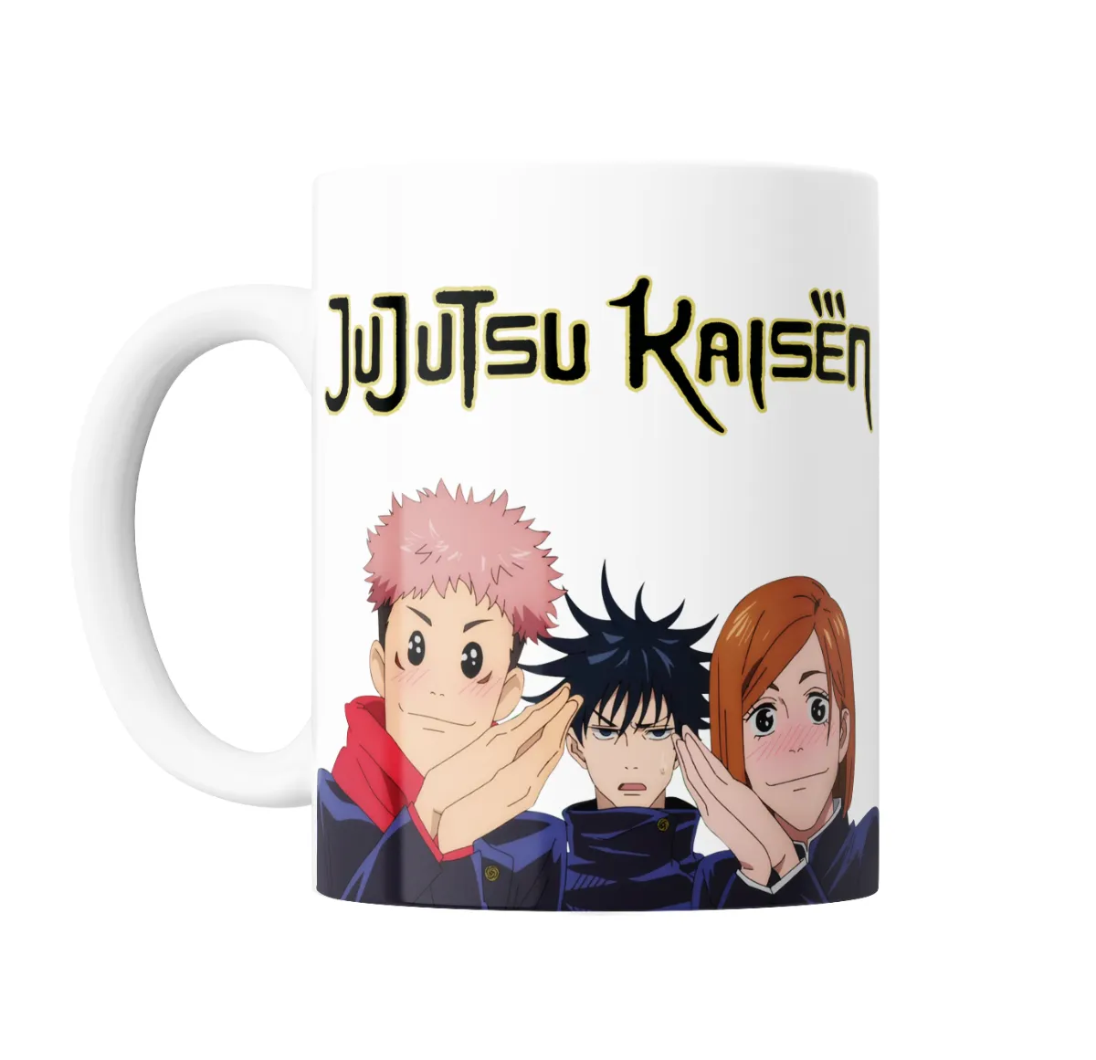 Taza de Cerámica Jujutsu Kaisen Yuji Megumi Nobara - vista 2
