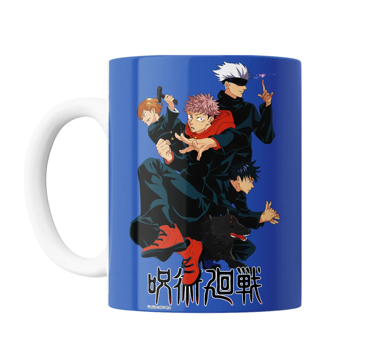 Taza de Cerámica Jujutsu Kaisen Yuji Megumi Nobara Gojo - vista 2