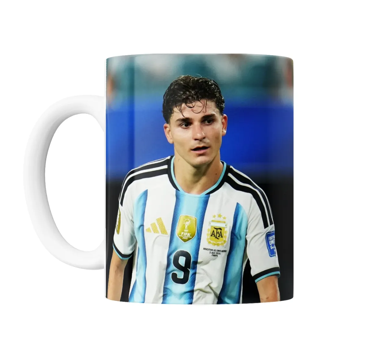 Taza de Cerámica Julián Alvarez Selección Argentina 9 - vista 2