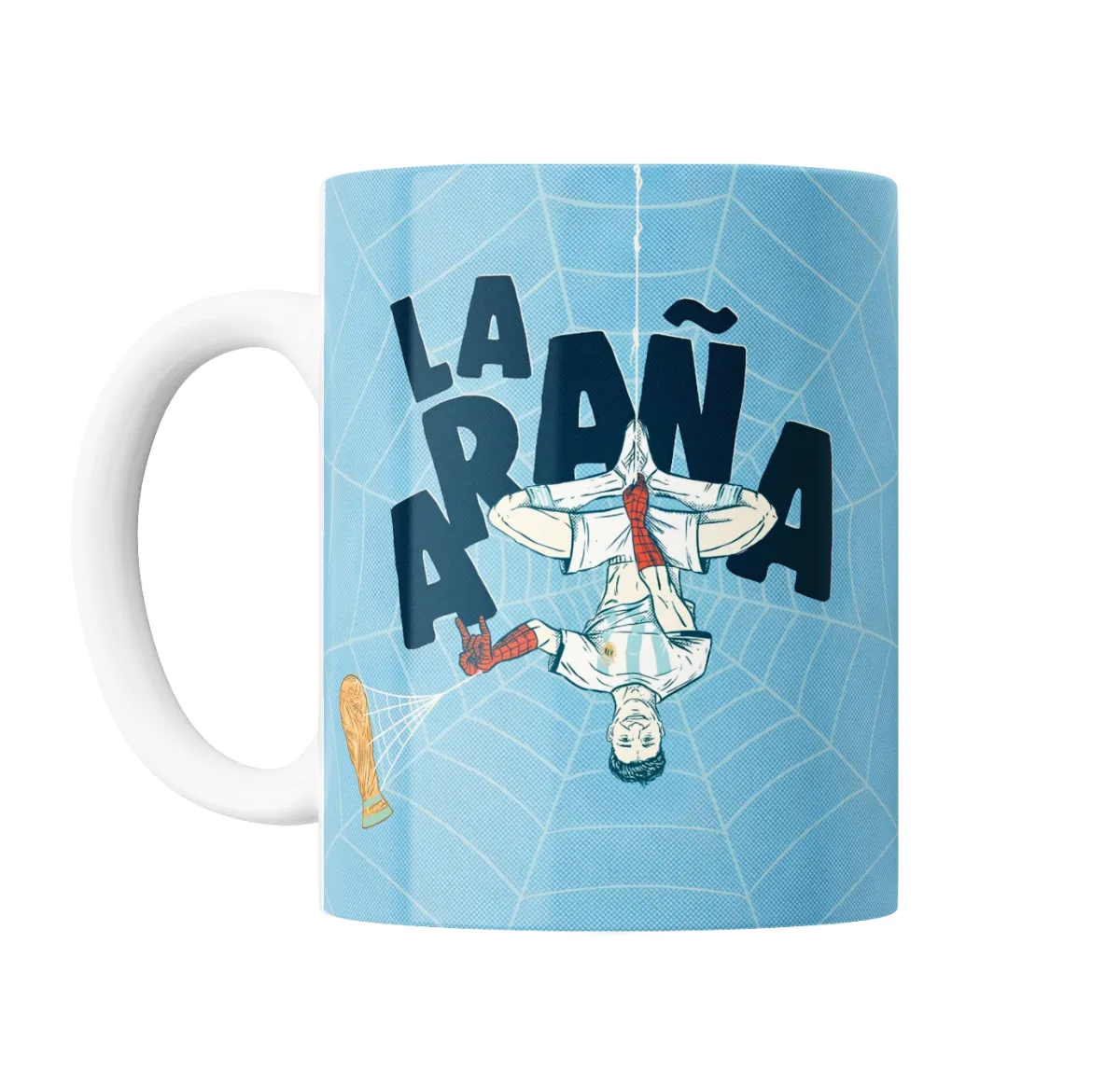 Taza de Cerámica Julián Alvarez La Araña Mundial - vista 2