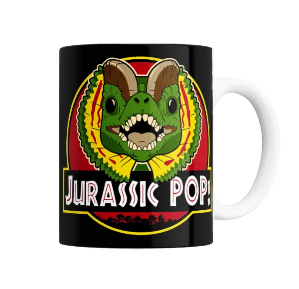 Taza de Cerámica Jurassic Park Dilophosaurus Jurassic Pop